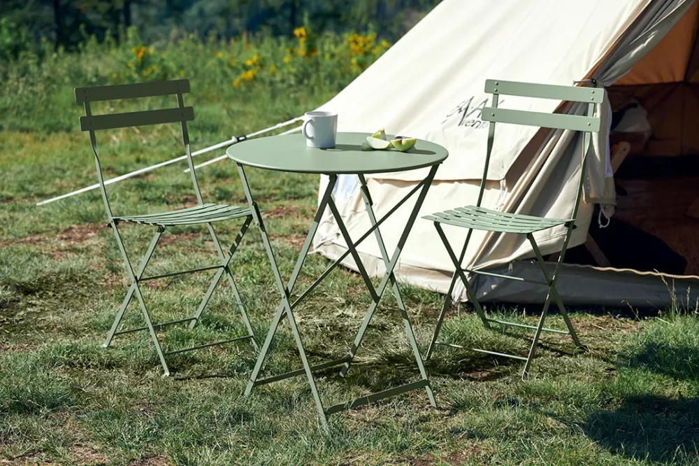 Fermob Bistro tuintafel Ø 60 cm Marshmallow