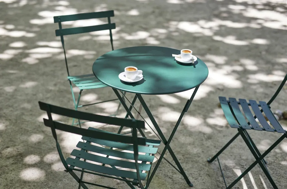 Fermob Bistro tuintafel Ø 60 cm Nutmeg