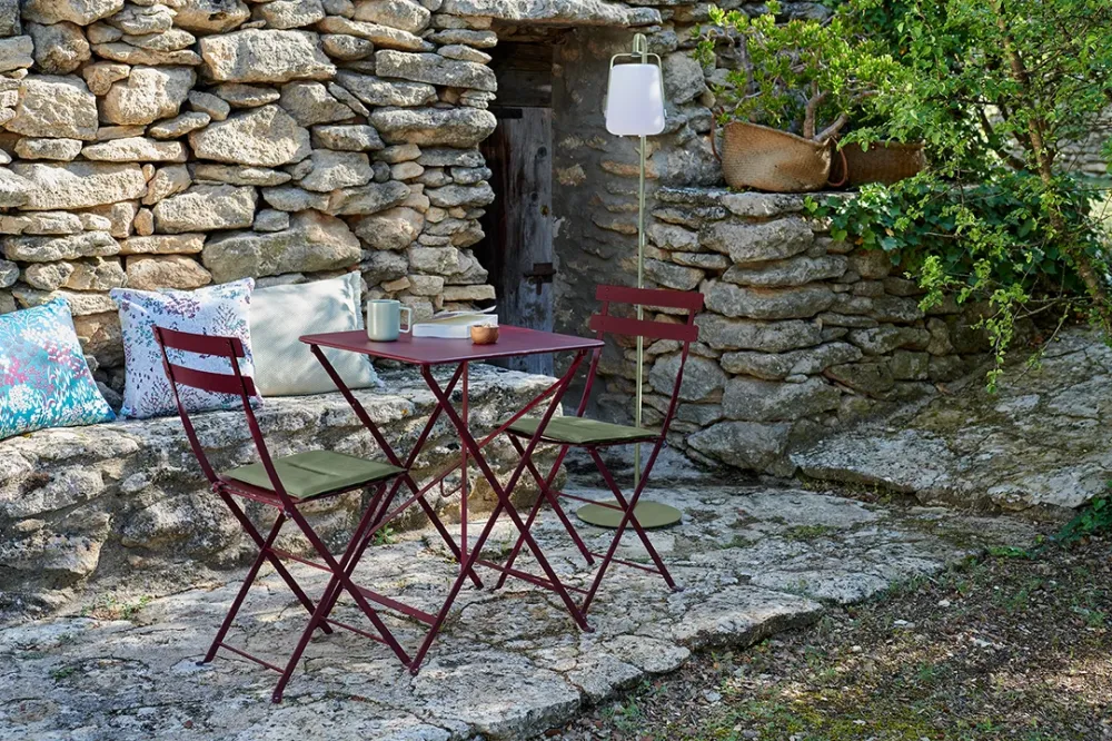 Fermob Bistro tuintafel 57 x 57 cm Red ochre