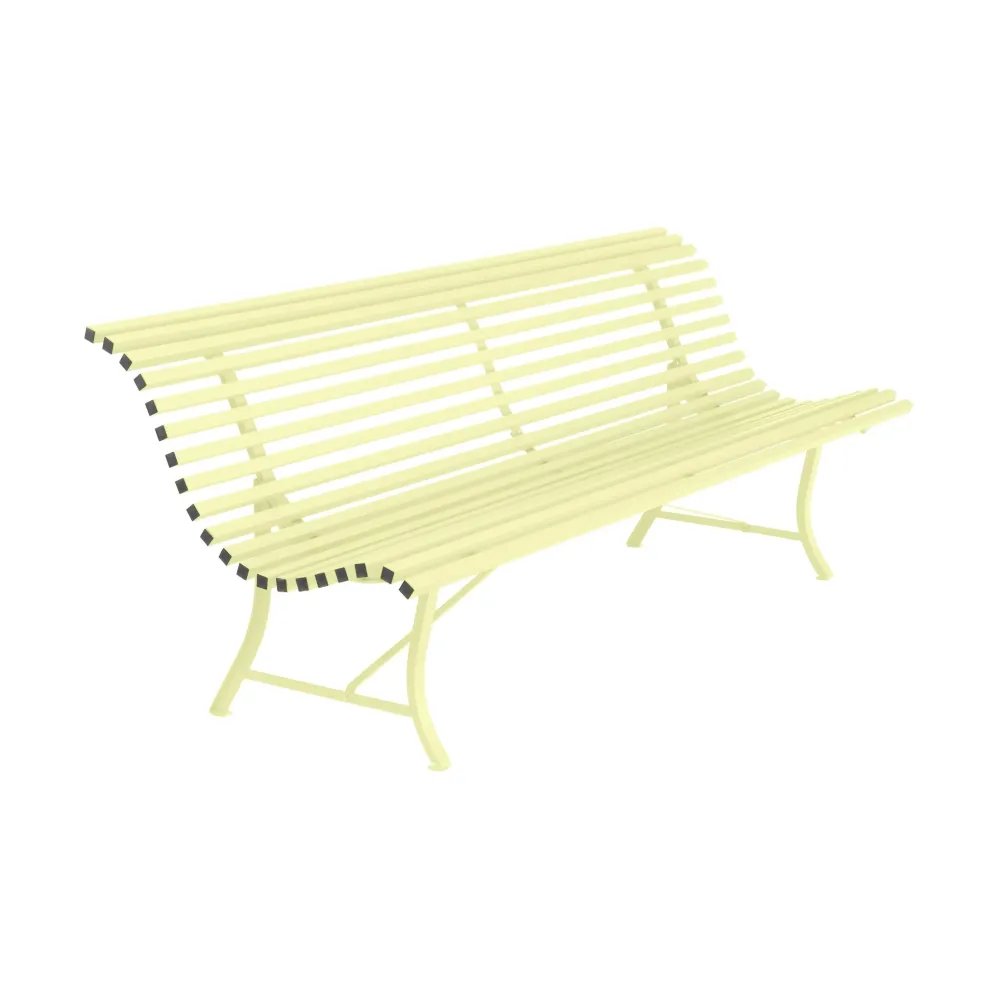 Fermob Louisiane tuinbank 200 cm Frosted Lemon