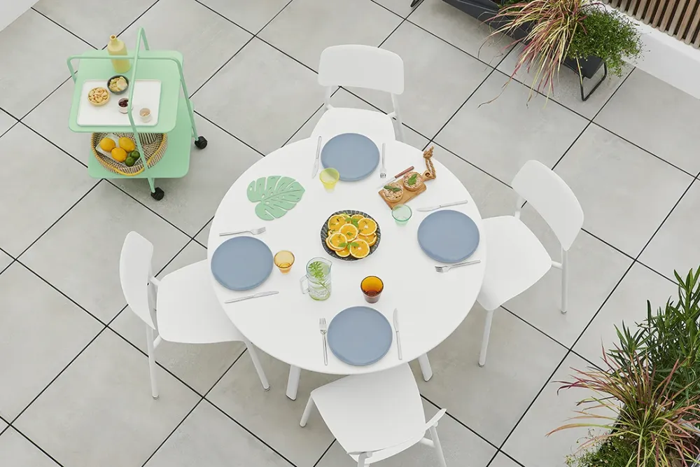 Fermob So'o tuintafel Ø 117 cm Anthracite
