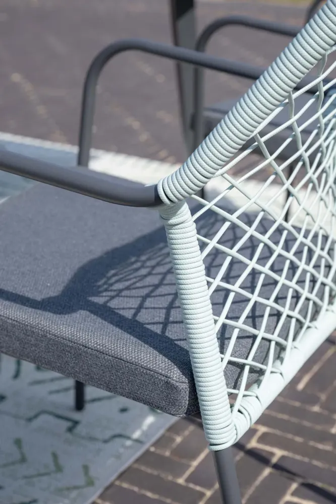 5-delige tuinset Dido tuinstoelen zachtgroen - Vigo tafel Garden Impressions