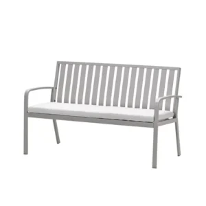 Bruno parkbank - aluminium - taupe - valley sand Garden Impressions