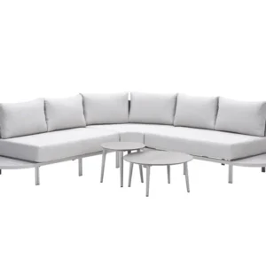 Frigole loungeset - 5-dlg. - taupe -sand - valley sand Garden Impressions