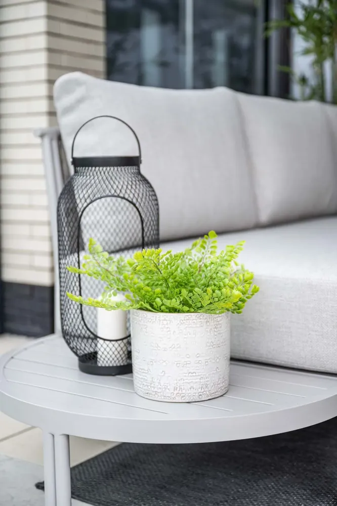 Frigole loungeset - 5-dlg. - taupe -sand - valley sand Garden Impressions