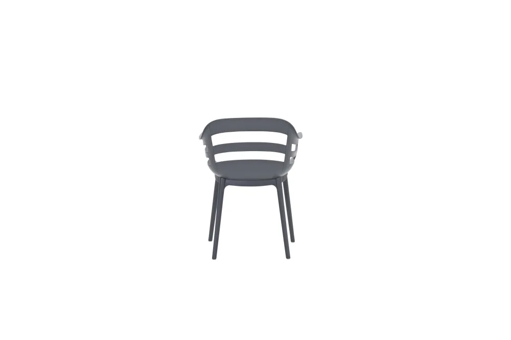Garden Impressions Ceasar tuinstoelen set van 4 antraciet