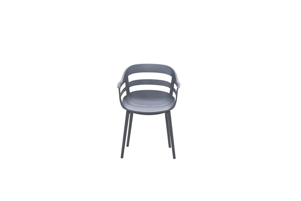 Garden Impressions Ceasar tuinstoelen set van 4 antraciet
