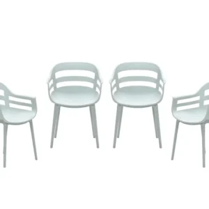 Garden Impressions Ceasar tuinstoelen set van 4 olijf