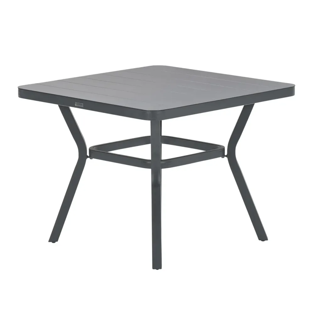 Garden Impressions Douglas dining tuintafel - 90x90 cm - carbon black