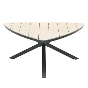 Garden Impressions Edison triangel tuintafel - 170 cm - light teak Vironwood
