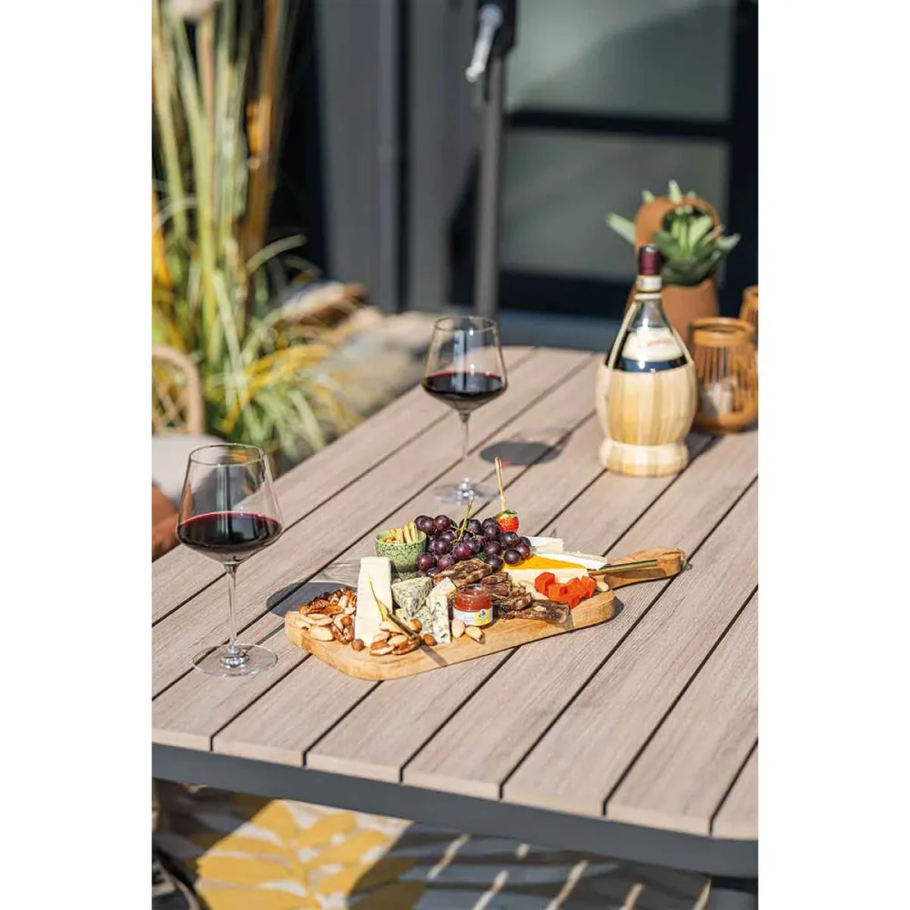 Garden Impressions lounge dining set Kalibo donker grijs 4-delig