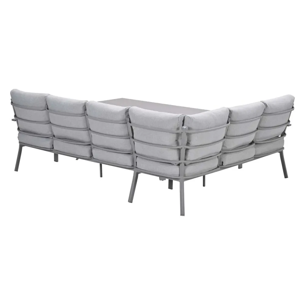 Garden Impressions lounge dining set Senja valley sand - 3-delig links