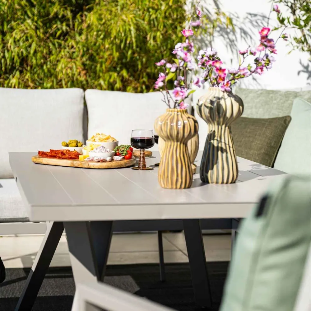 Garden Impressions lounge dining set Senja valley sand - 4-delig - links