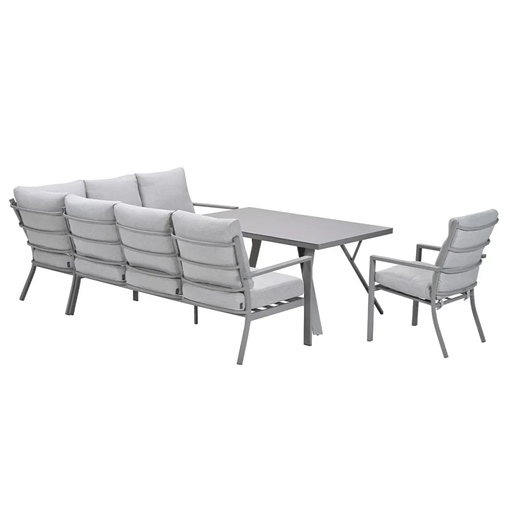Garden Impressions lounge dining set Senja valley sand - 4-delig - rechts incl stoel