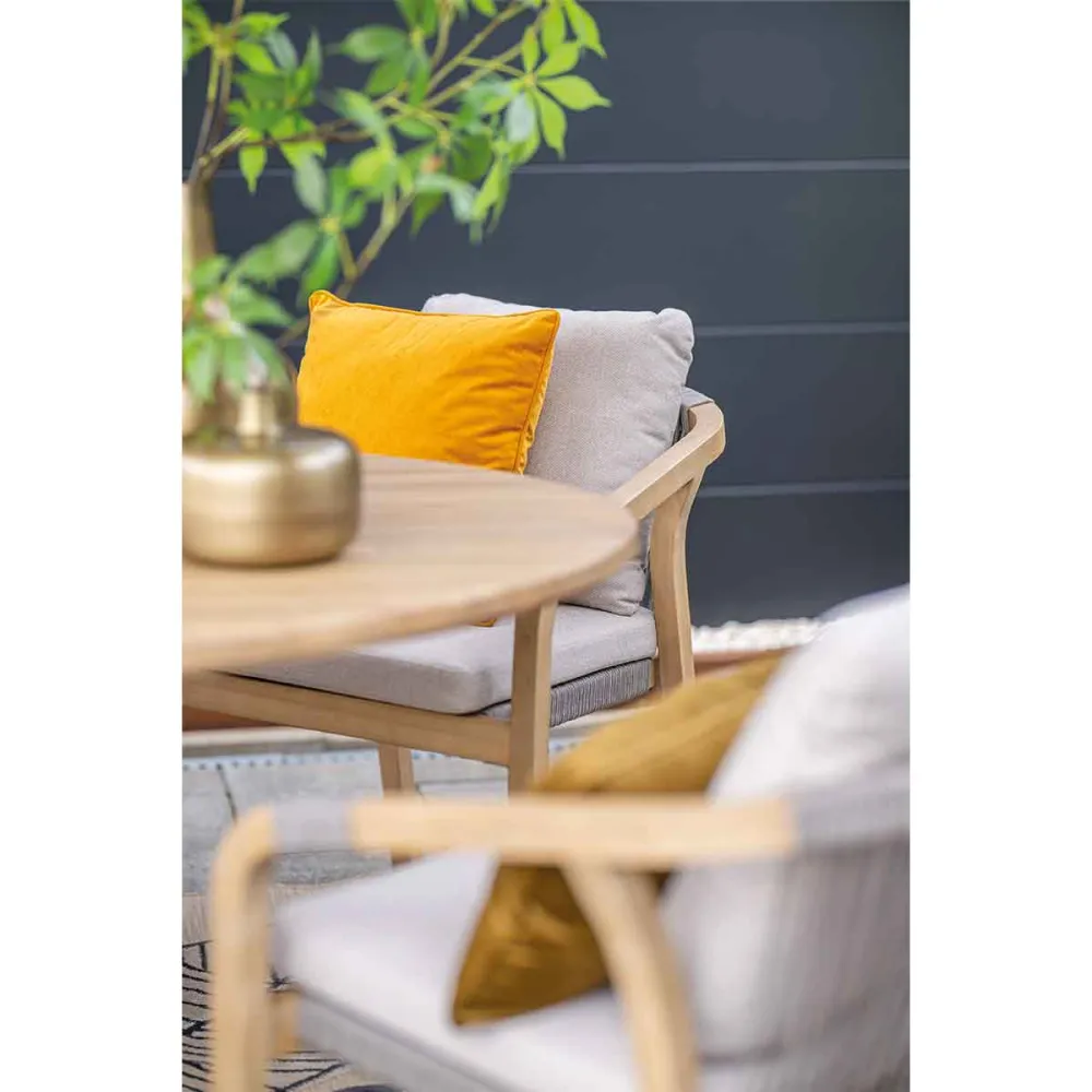 Garden Impressions lounge dining stoel Alora grey sand