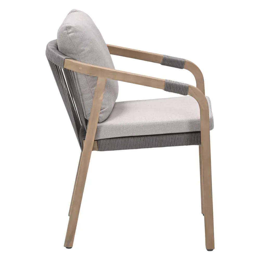 Garden Impressions lounge dining stoel Alora grey sand