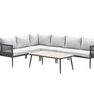 Garden Impressions lounge hoekbank Teramon - donkergrijs