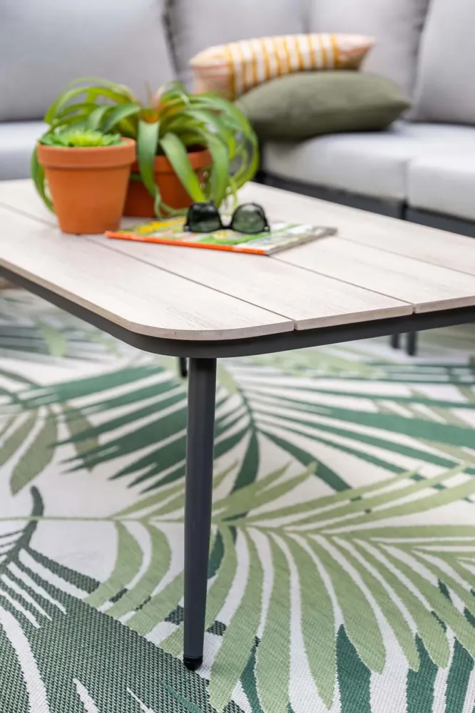 Garden Impressions lounge hoekbank Teramon - donkergrijs