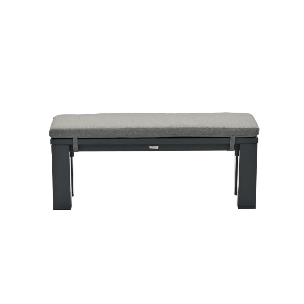 Garden Impressions loungebank Nika donker grijs - zand kleurig
