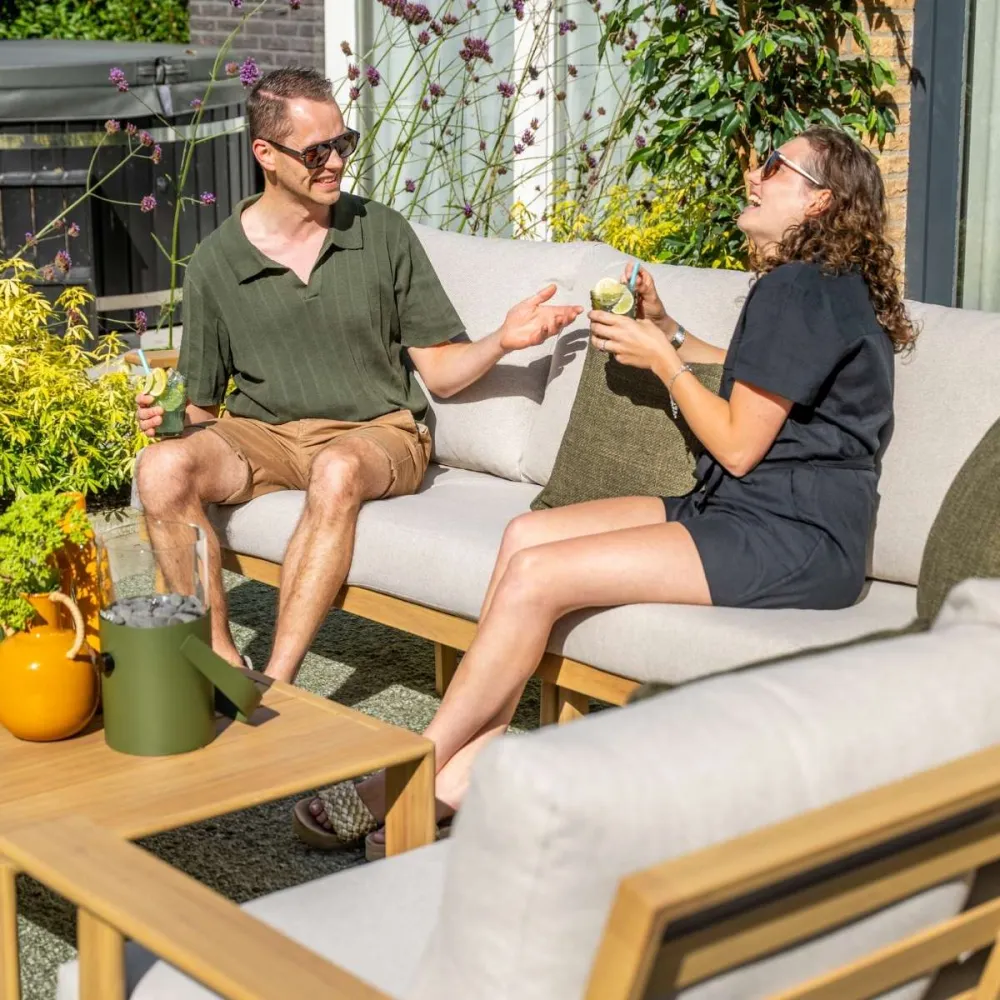 Garden Impressions Loungeset Ariane 6-delig - light teak look