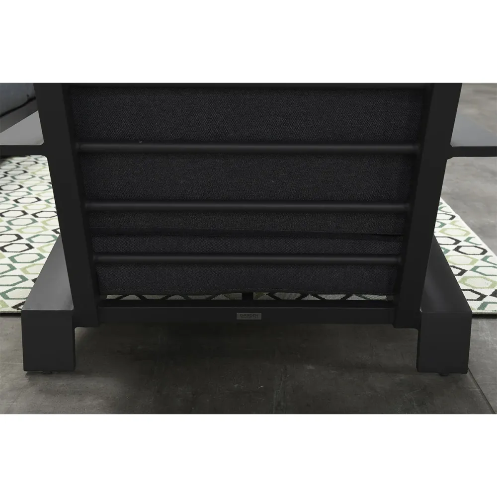 Garden Impressions loungeset Coba donker grijs 4-delig