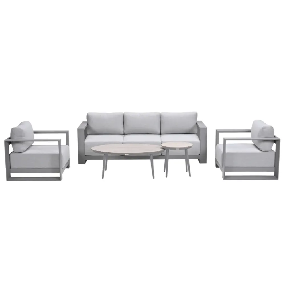 Garden Impressions loungeset Malakka - Lucas valley sand - 5-delig