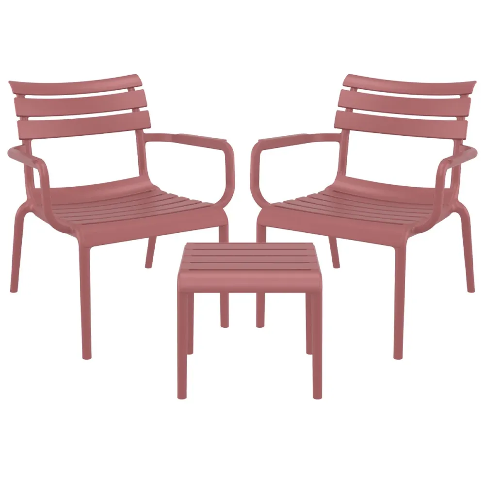 Garden Impressions loungeset Paris marsala