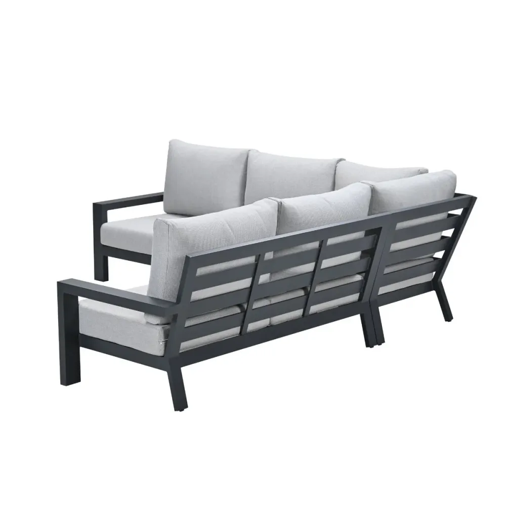Garden Impressions Loungeset Sorelli 3-delig - donker grijs