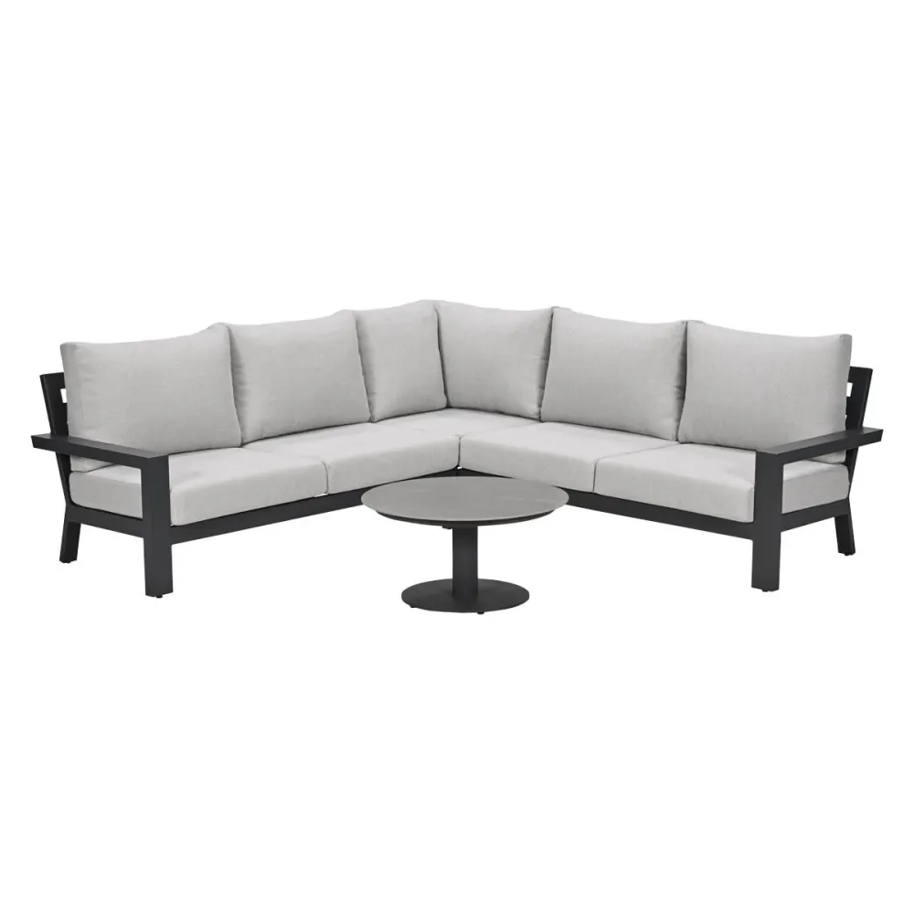 Garden Impressions Loungeset Sorelli 4-delig - donker grijs