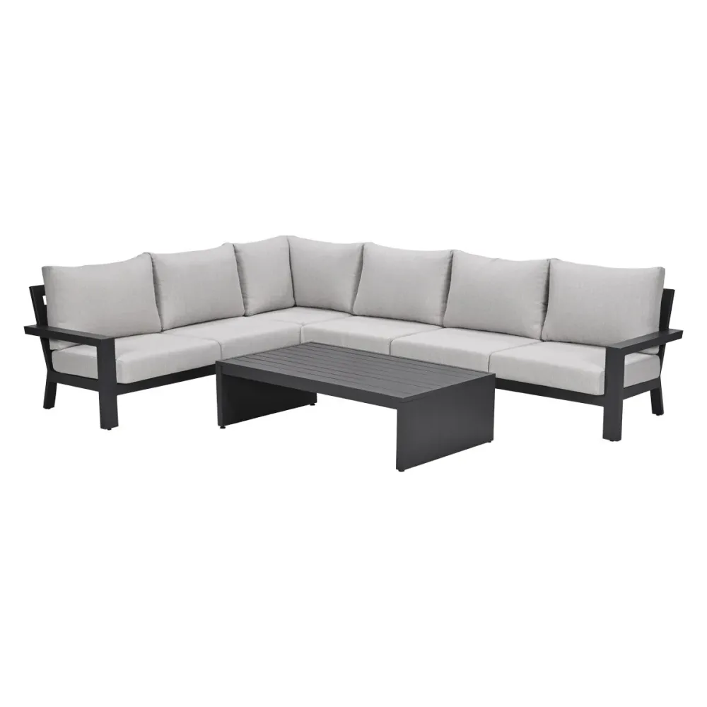 Garden Impressions Loungeset Sorelli 5-delig - donker grijs