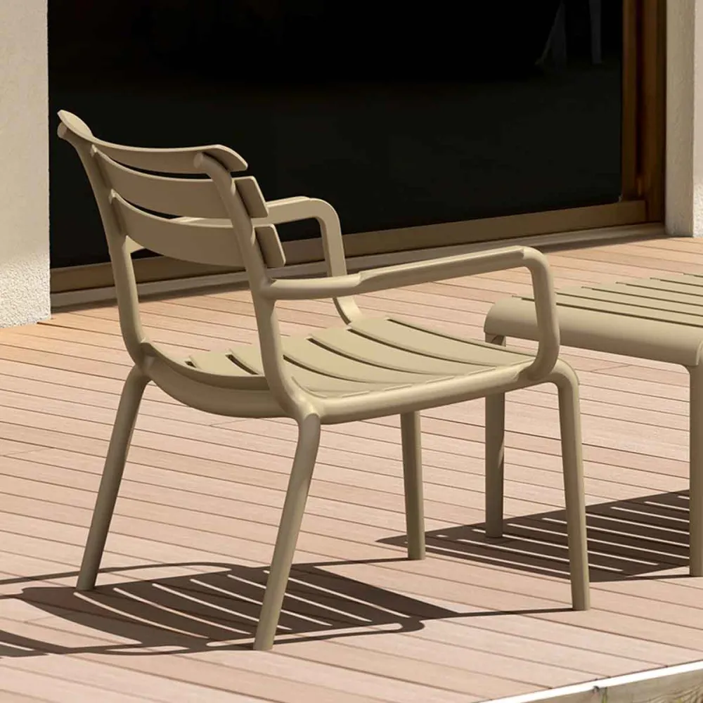 Garden Impressions loungestoel Paris - taupe