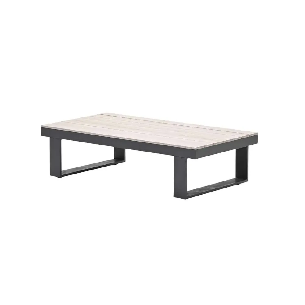 Garden Impressions loungetafel gabon donker grijs 130 x 70 cm