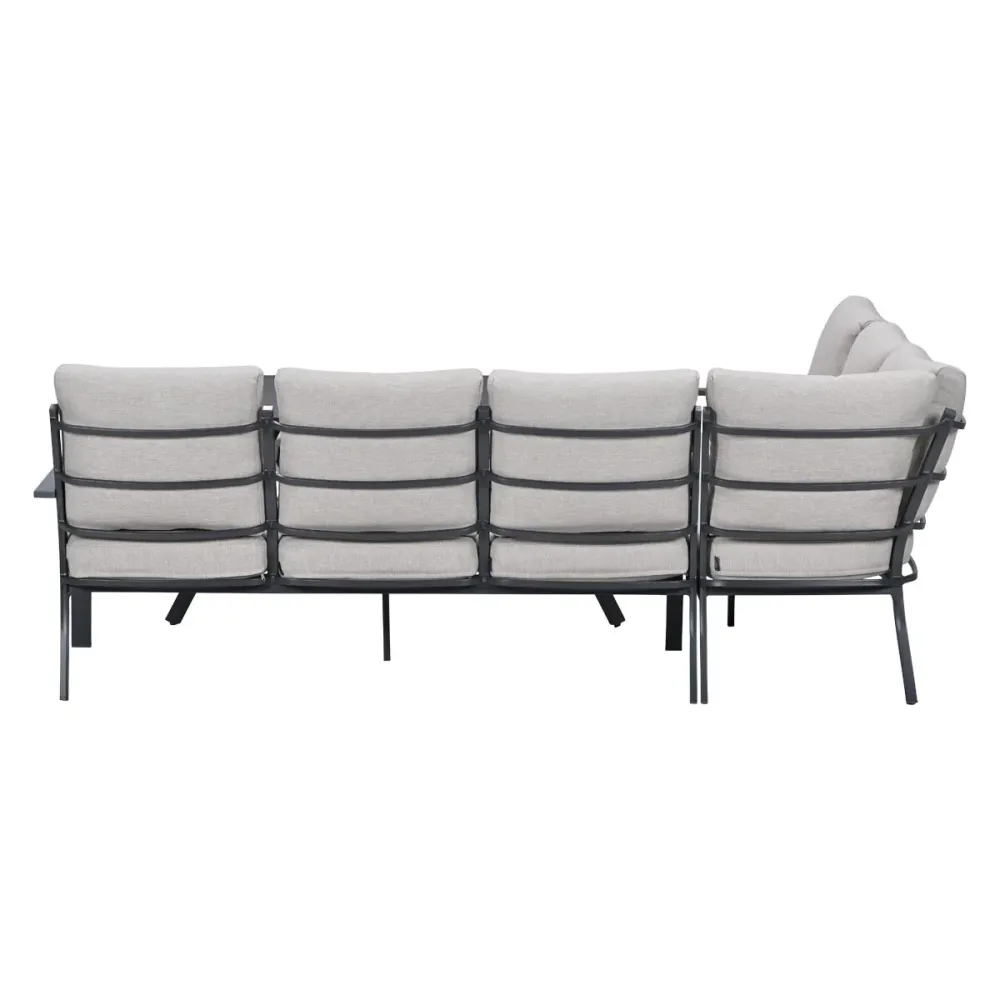 Garden Impressions Senja lounge dining set 3-delig links - sandstone