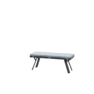 Garden Impressions Sergio bank 110x40xH45 carbon black/ mint grey