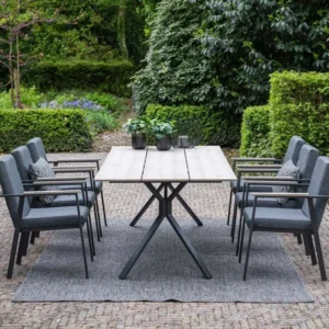 Garden Impressions tuinstoel Angela antraciet
