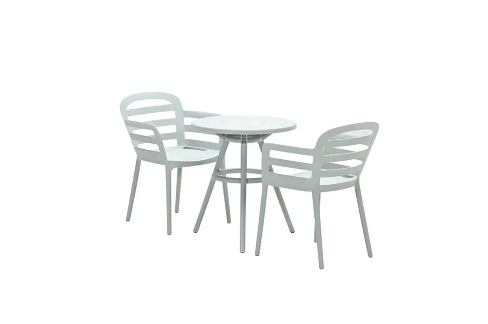 Garden Impressions tuintafel Faria olijf kleurig - Ø60 cm