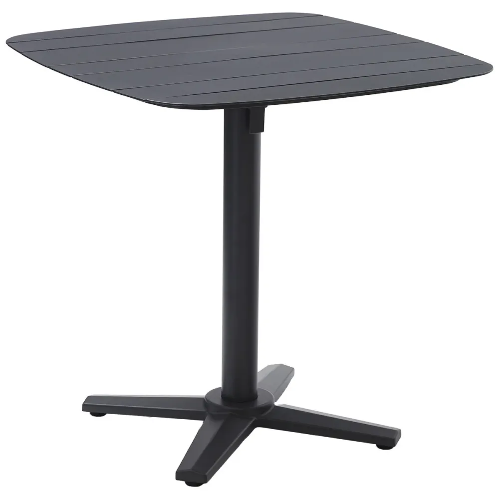 Garden Impressions tuintafel Franky inklapbaar 75x75 cm - donker grijs
