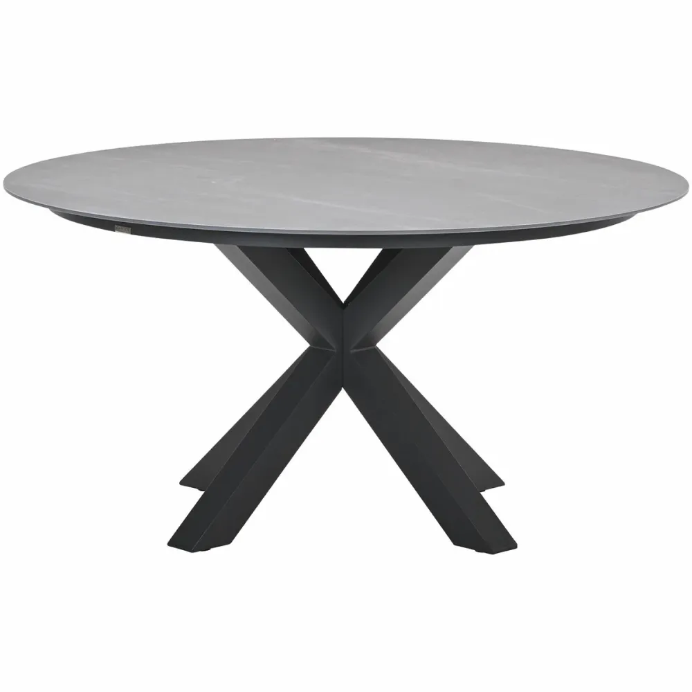 Garden Impressions tuintafel Stijn Napoli grey - Ø150 cm