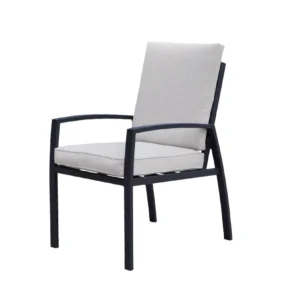 Garden Impressions Vasano dining fauteuil - carbon black - desert sand