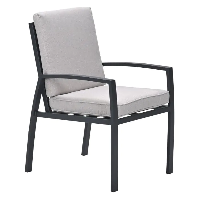 Garden Impressions Vasano dining fauteuil - carbon black - desert sand