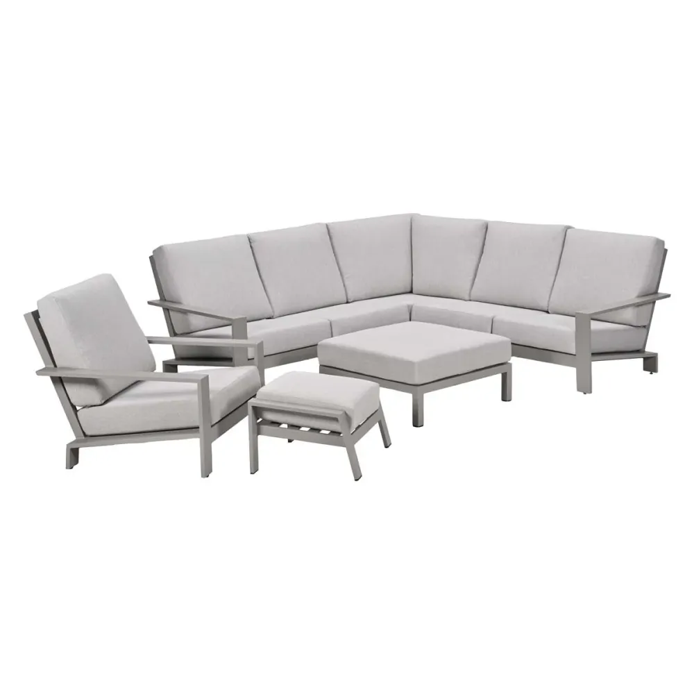 Garden Impressionshoek loungeset Coba 6-delig - taupe