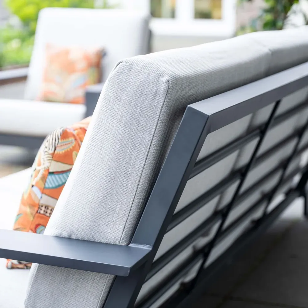 Garden Impressionsloungeset Coba 4-delig - verstelbare stoelen - valley sand