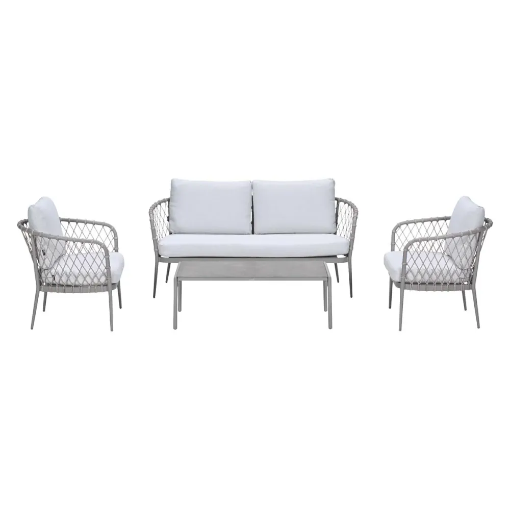 Garden Impressionsloungeset Stella taupe - natural sand