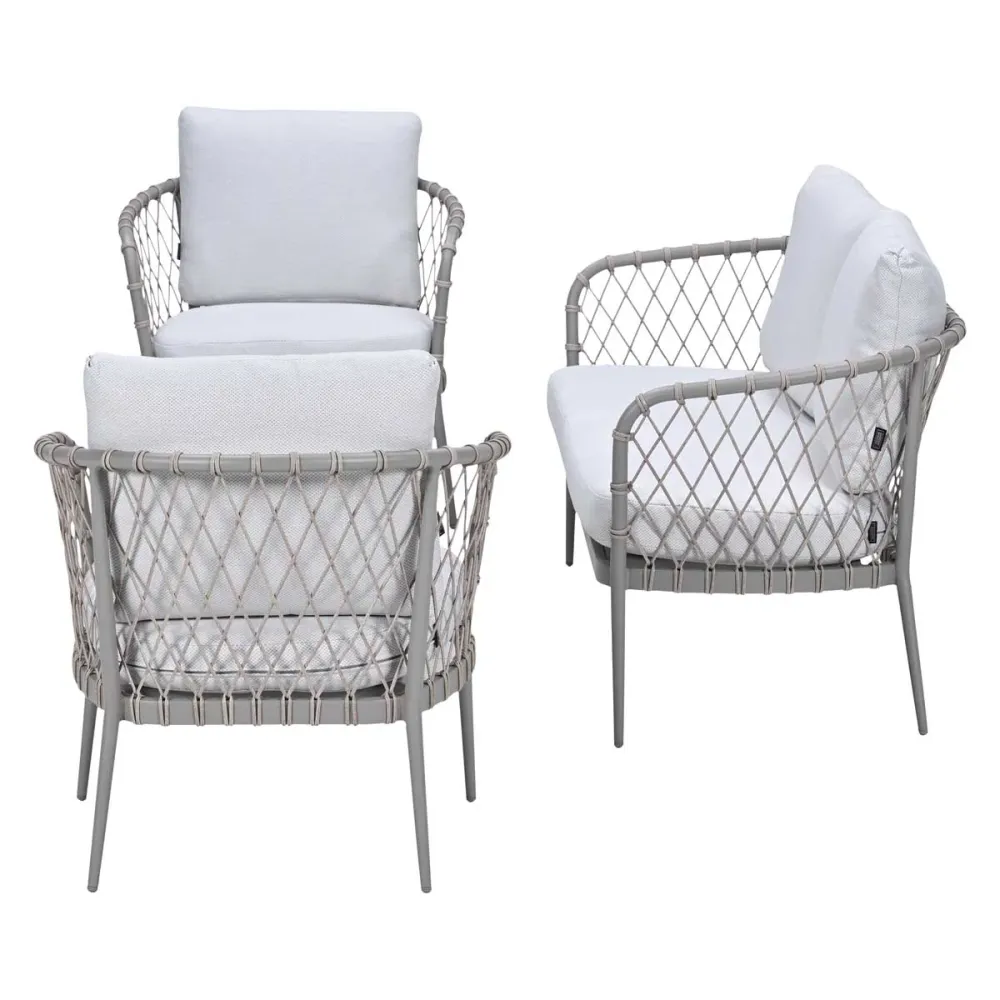Garden Impressionsloungeset Stella taupe - natural sand