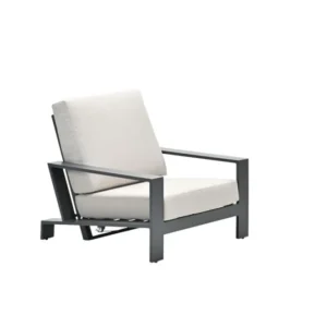 Lincoln verstelbare fauteuil - carbon black - desert sand Garden Impressions