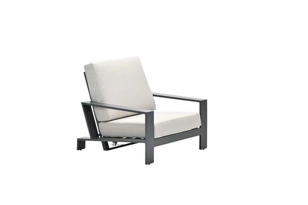 Lincoln verstelbare fauteuil - carbon black - desert sand Garden Impressions