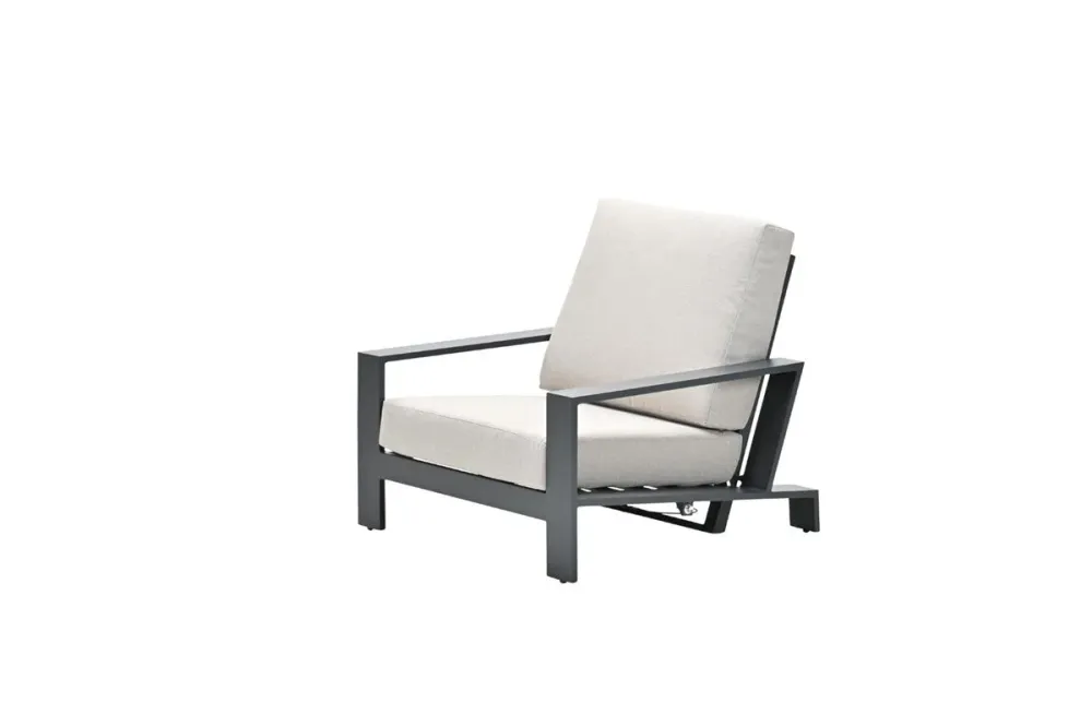 Lincoln verstelbare fauteuil - carbon black - desert sand Garden Impressions