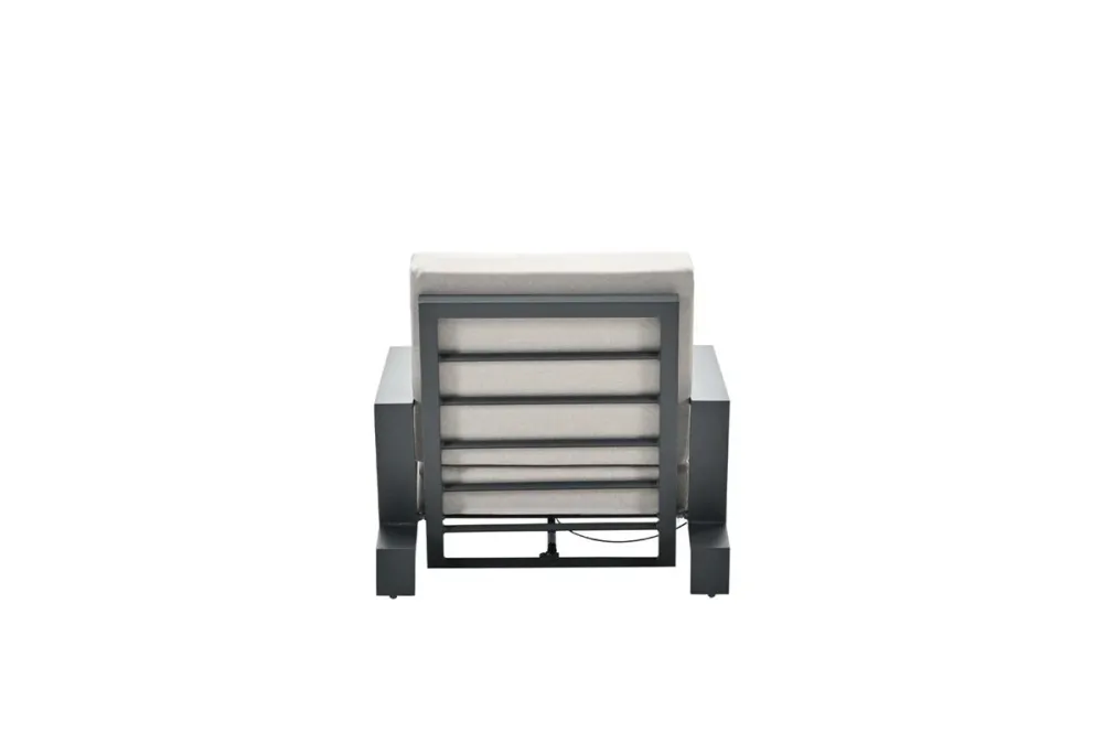 Lincoln verstelbare fauteuil - carbon black - desert sand Garden Impressions