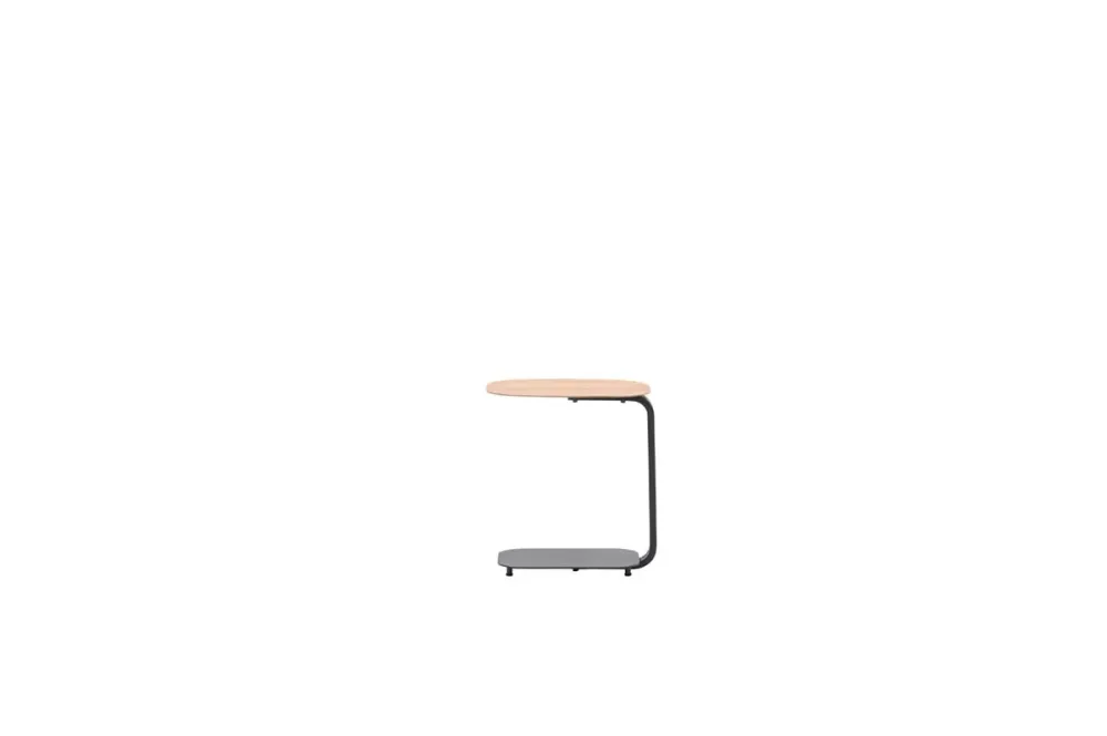 Lucca laptop tafel - 45x30xH51cm - carbon black - teaklook Garden Impressions