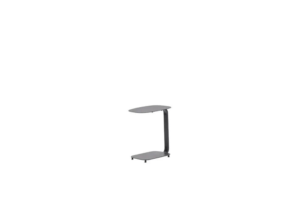 Lucca laptop tafel - 45x30xH51cm - carbon black Garden Impressions